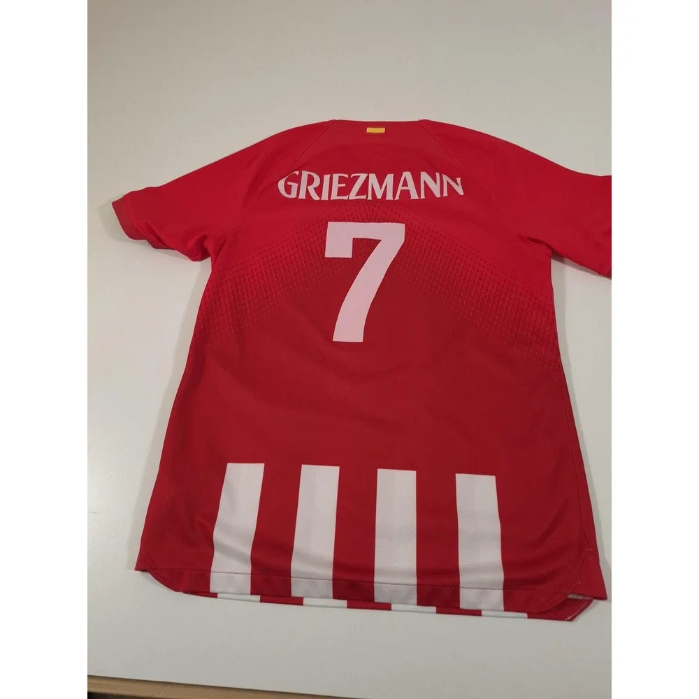 Atletico Madrid Jersey Mens Medium Red Home Soccer Nike Dri-FIT Griezmann 7